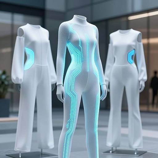Futuristic AI-Enhanced Fashion Design