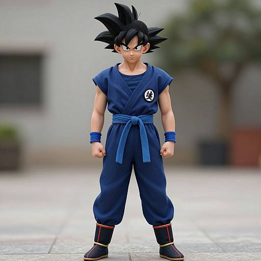 Realistic Xeno Goku in Casual Dougi