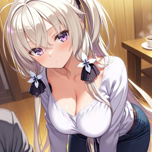 Illustration of Akizuki kanna, cafe stella to shinigami no chou in the style of Kuroboshi kouhaku