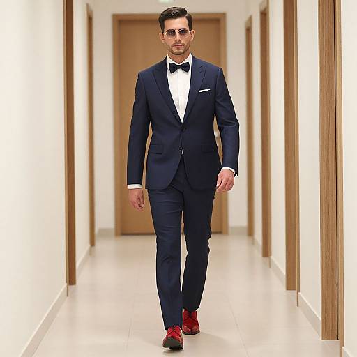 Fashion Brand Suited Walk