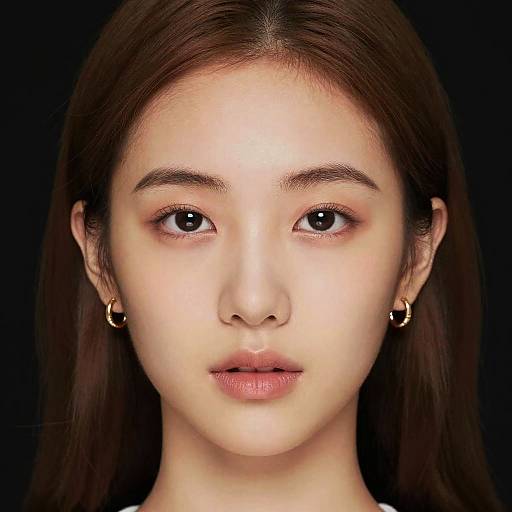 Close-Up Portrait of Young Woman