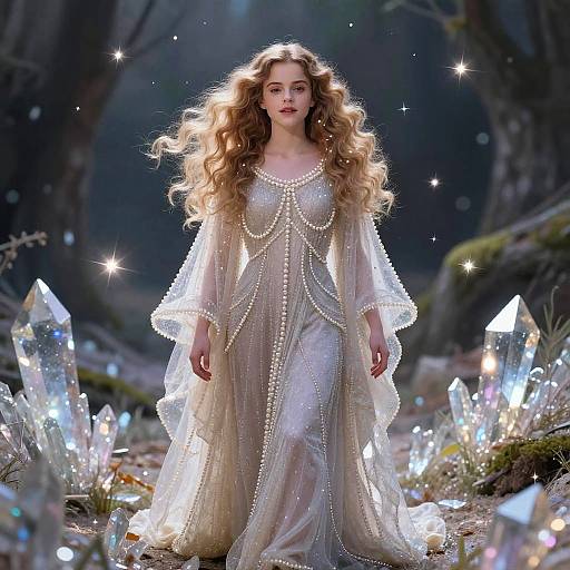 Celestial Hermione in Dreamlike Crystalline Vale