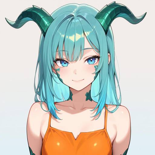 Mischievous Dragonkin in Twilight Glow Mischievous Dragonkin in Twilight Glow