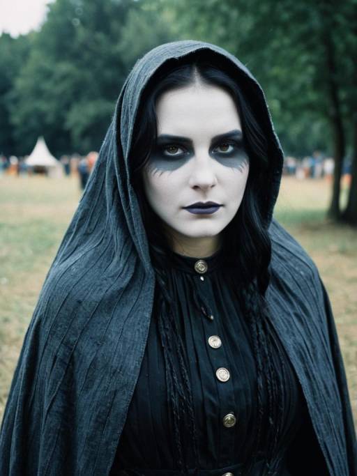 Photorealistic Llorona Costume Portrait