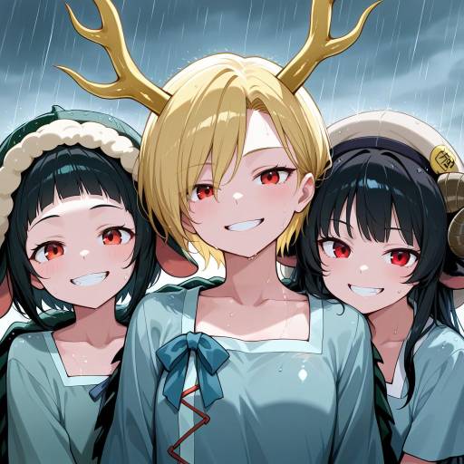 Enchanting Girls with Animal Features