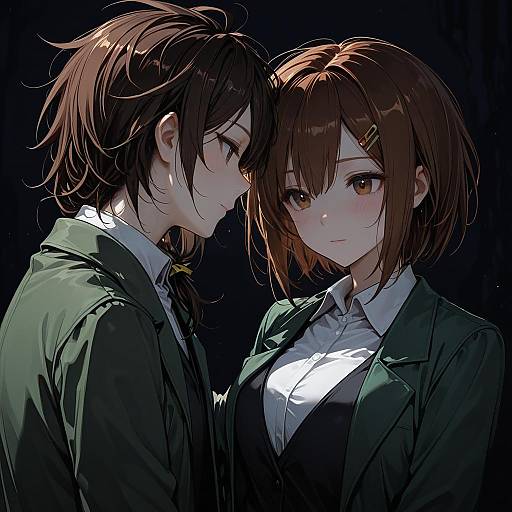 Illustration of Harada mutei, saibou shinkyoku in the style of Mishima hiroji