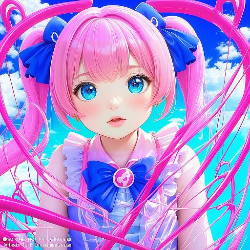 Illustration of Amahane madoka, aikatsu! (series) in the style of Chihunhentai