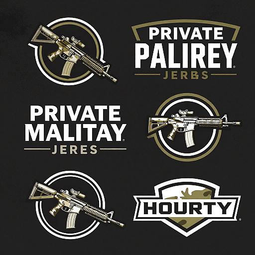 Bold Tactical Private Military Logos