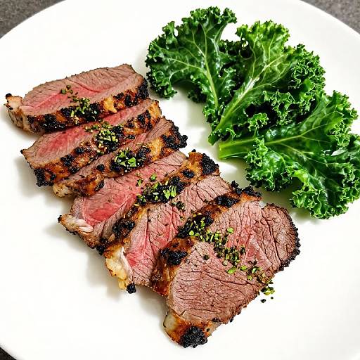 Oregano Roasted Beef with Kale