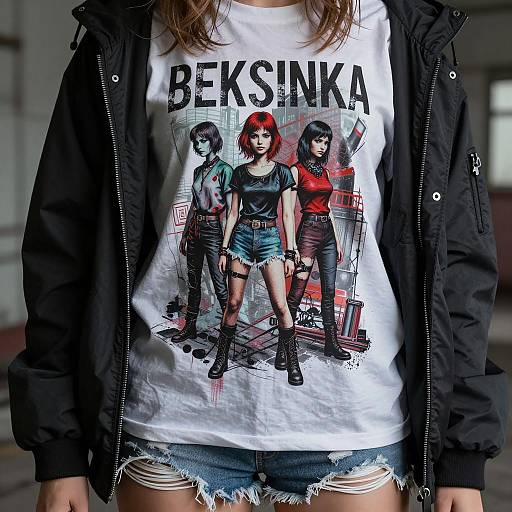 Vivid Teen Fashion in Chernobyl Setting