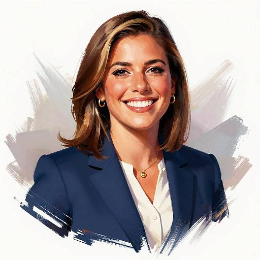 Stylized Digital Portrait of AOC