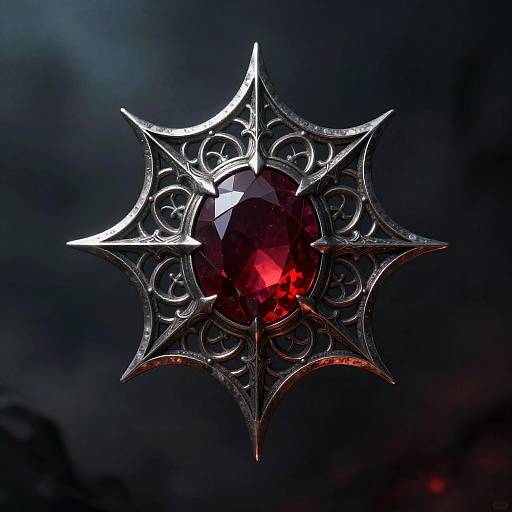 Gothic Vampire Crest Emblem