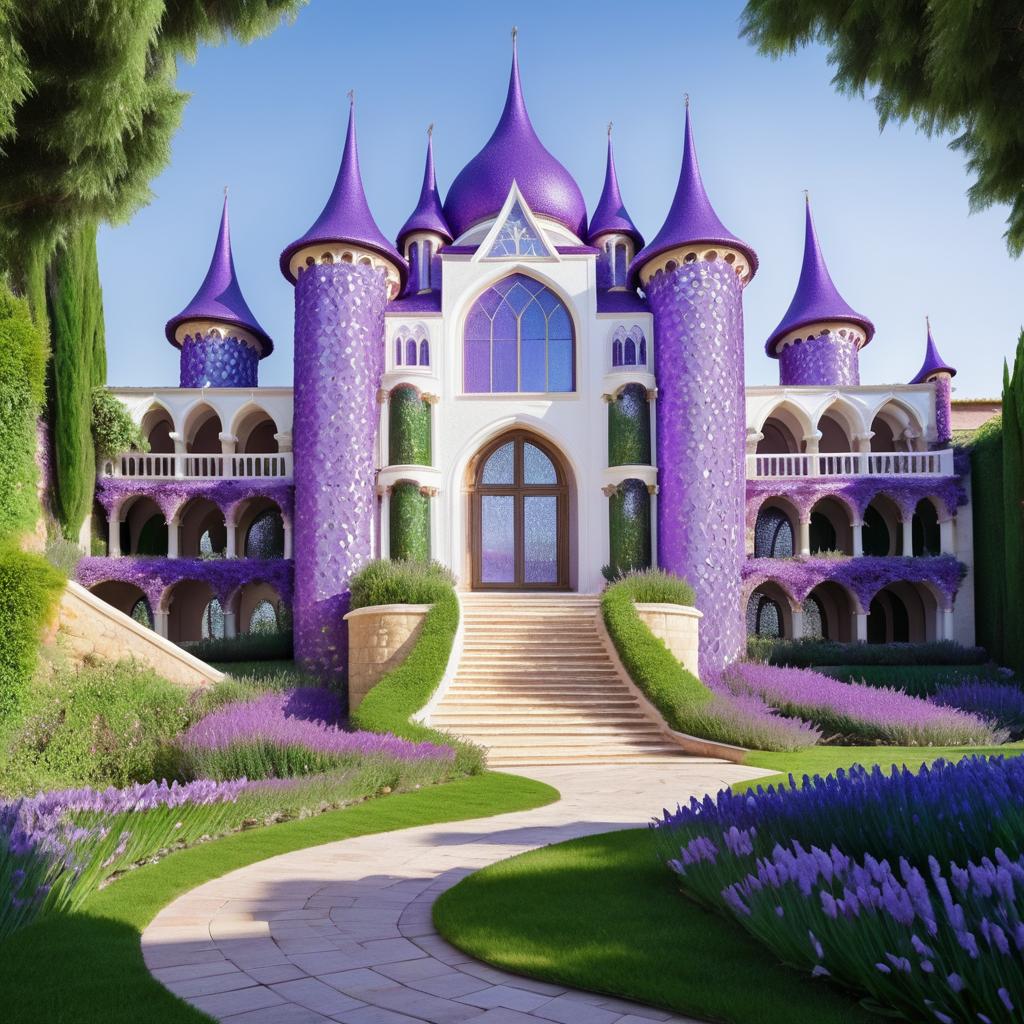 Stunning Castle Inspired by Iris Flower