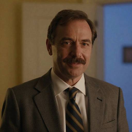 Portrait of a Stylish Middle-Aged Man