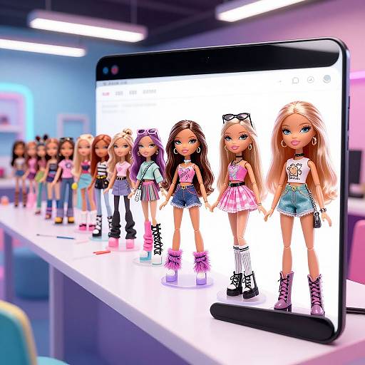 AI Bratz Doll Evolution Generator