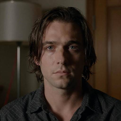 Mysterious Man in Dim Lighting