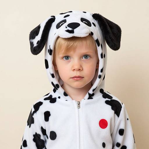 Realistic Infant Dalmatian Costume Portrait