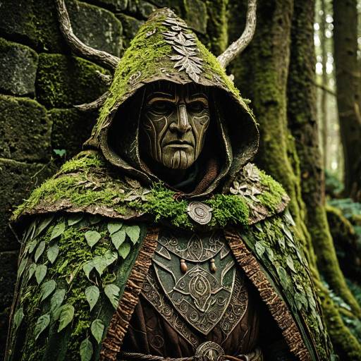 Ancient Forest Guardian in Elaborate Cloak