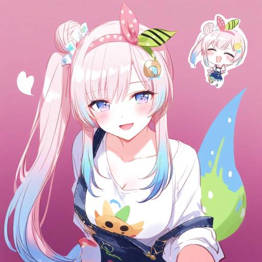 Illustration of Airani iofifteen (1st costume), hololive in the style of Romi (346 ura)