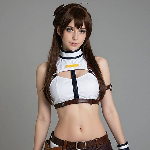 Realistic Sexy Kaede Kadowaki Cosplay