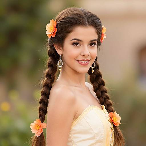 Realistic Disney Isabela Costume Portrait