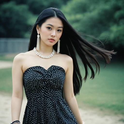 Nezuko Inspired Dress in Nature