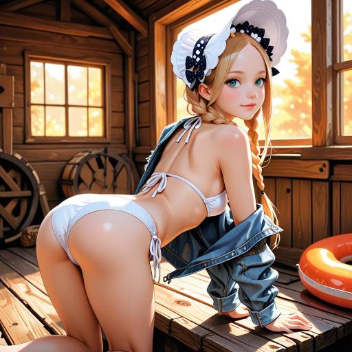 Cowgirl Vibes in Cozy Cabin Sunset