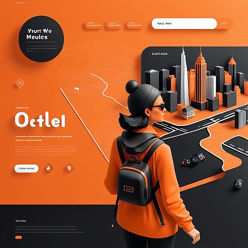 Modern Minimalistic Travel Guide Homepage Design Modern Minimalistic Travel Guide Homepage Design