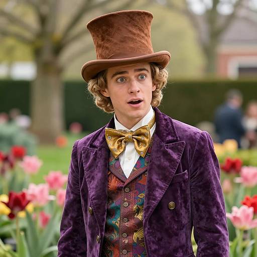 Whimsical Willy Wonka Fantasy Costume
