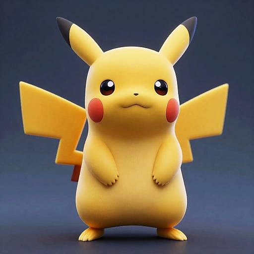 Realistic Full Body Pikachu Photography
