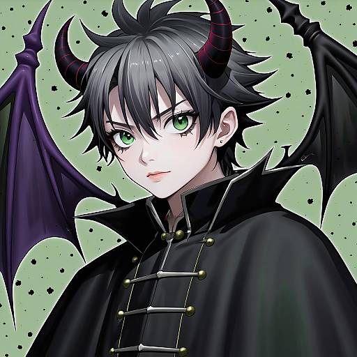 Illustration of Asta (black clover), black clover in the style of Ikeda jun (mizutamari)