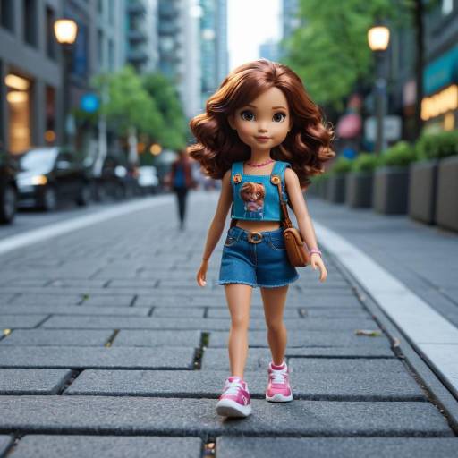 Nendoroid Style Barbie Walking in Vancouver