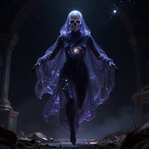 Sinister Cosmic Wraith in Planetarium