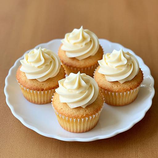 Mandarin Cupcakes with Creamy Frosting
