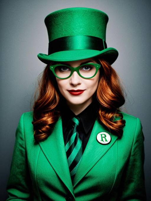 Creative Female Riddler Costume Design
