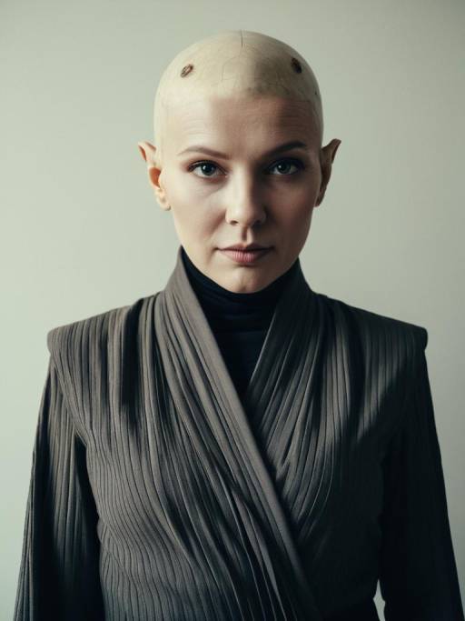 Woman Cosplaying as Supreme Leader Snoke