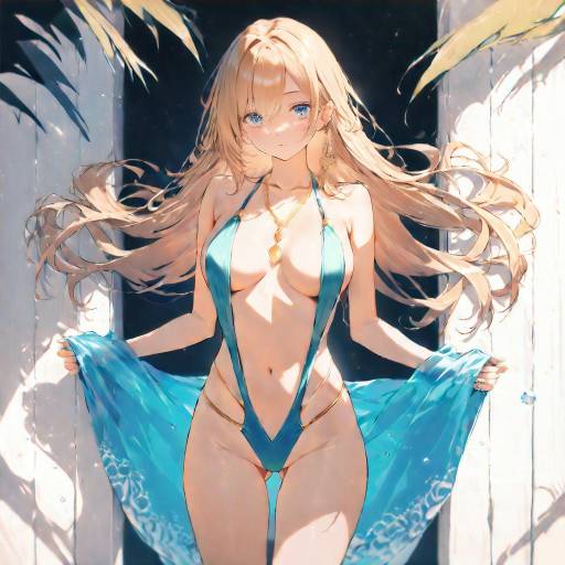 Beachside Girl in Slingshot Swimsuit Beachside Girl in Slingshot Swimsuit
