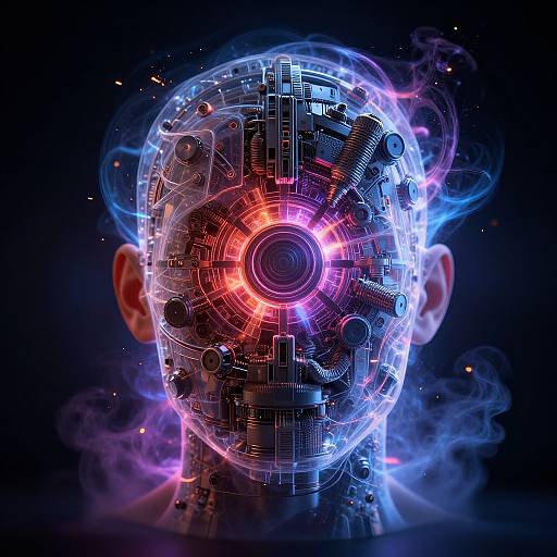 Cyberpunk Reactor Face Model