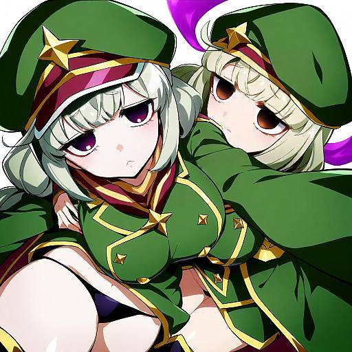 Illustration of Araga kiwi, mahou shoujo ni akogarete in the style of Hairu