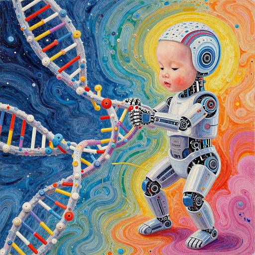 AI Baby Maker Conceptual Artwork