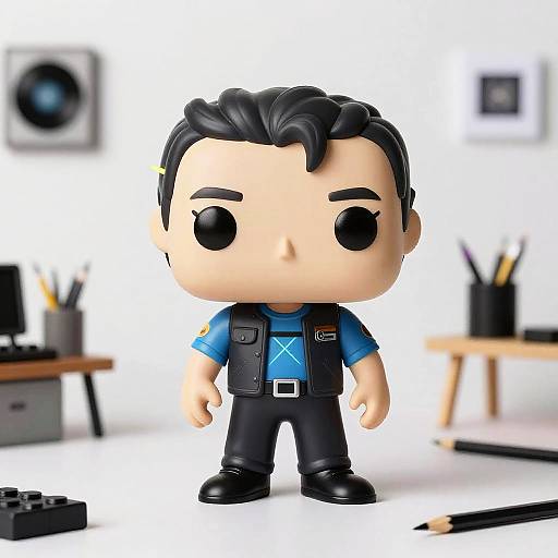 AI Funko Toy Generator Scene