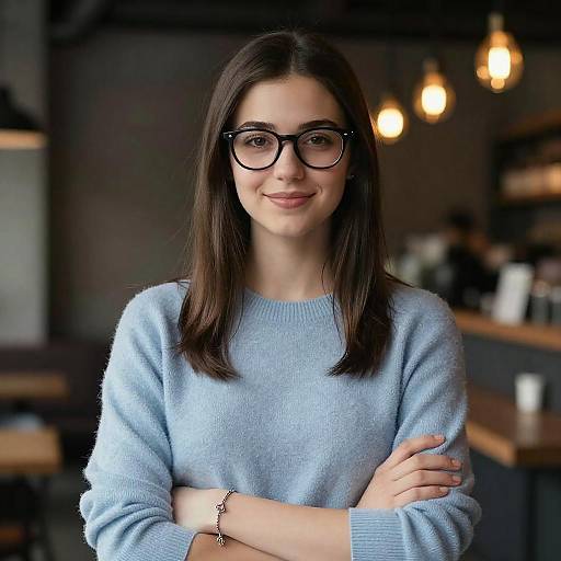 Portrait of Woman in Industrial Setting