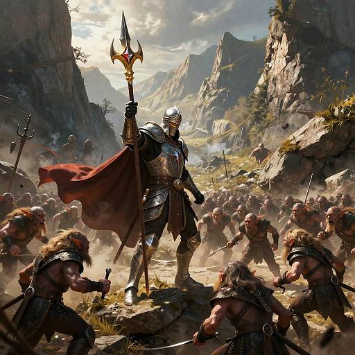 Heroic Paladin vs Goblin Horde