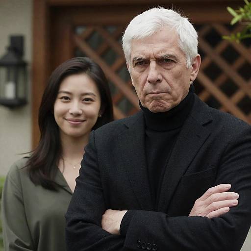 Portrait of a Stern Elder with Young Woman