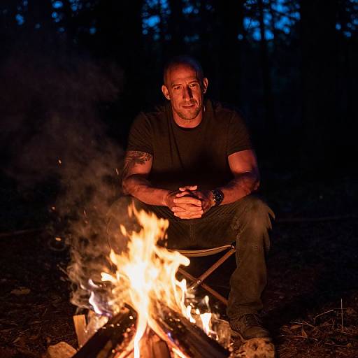 Vin Diesel Bonfire Night Portrait