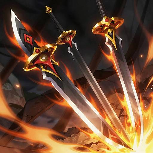 Anime Oversized Blades Battle