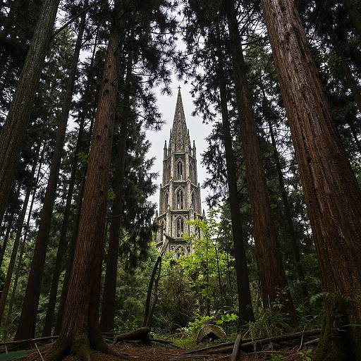 Dreamy Forest with Alchemist's Tower
