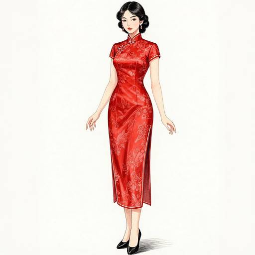 Elegant Cheongsam Fashion Photography