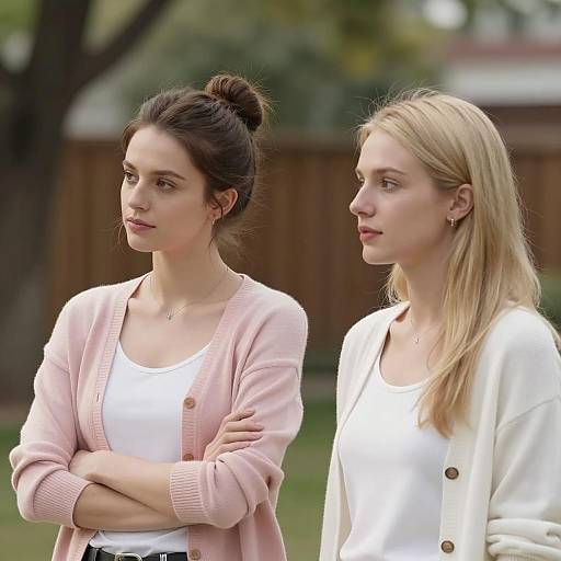 Two Women in Outdoor Setting