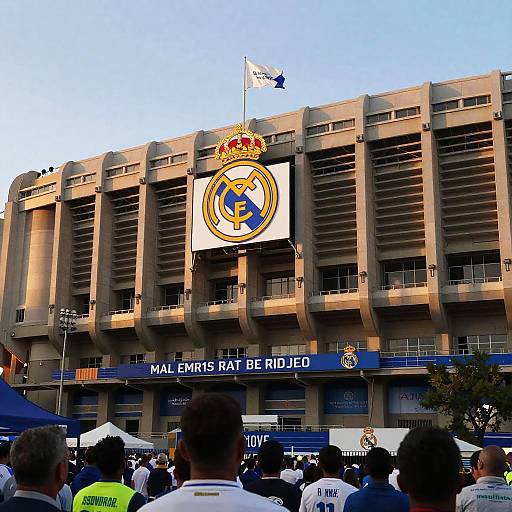 Real Madrid Stadium Evening Glow